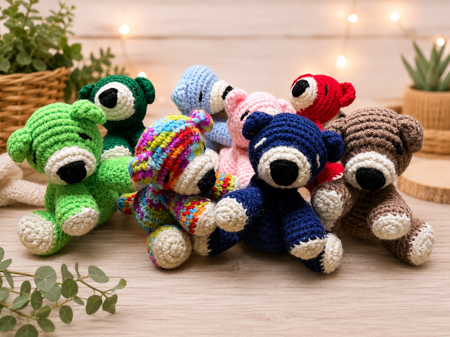 Handmade Crocheted Bears