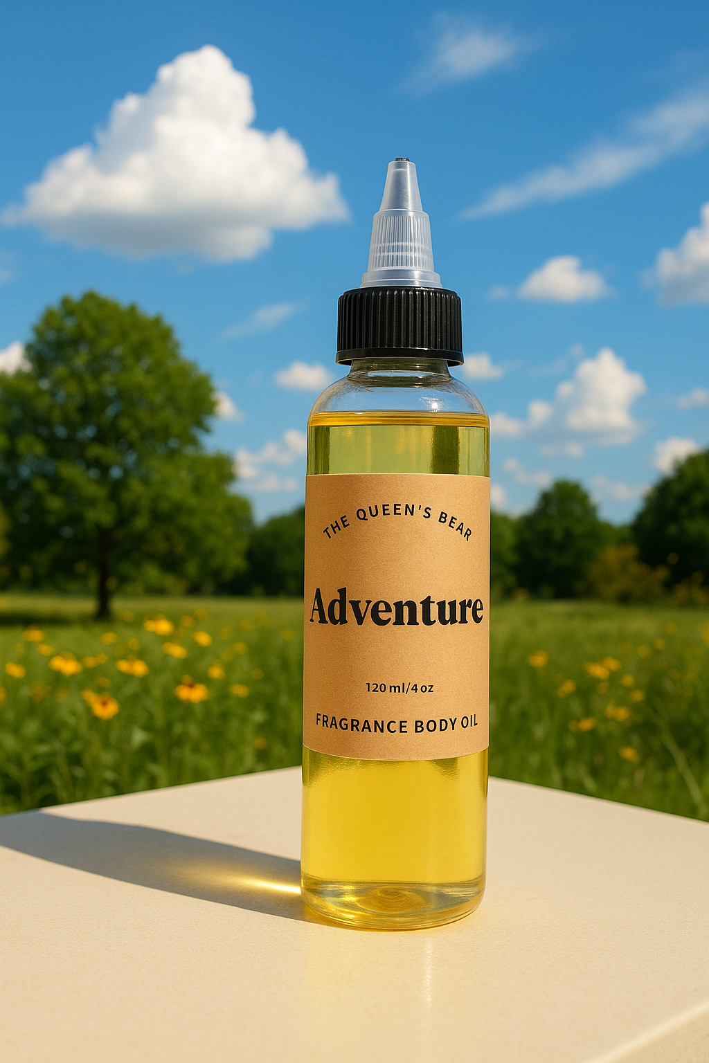 Adventure, body oil “inspired by Creed Aventus”