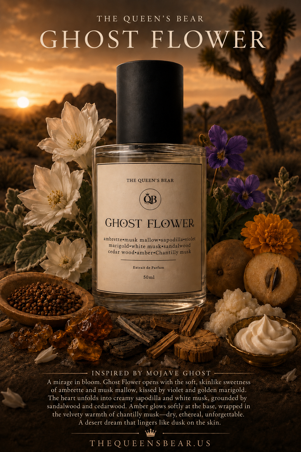 Ghost Flower “Inspired By Mohave Ghost”