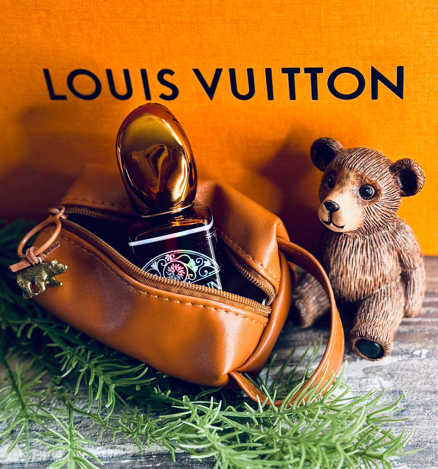 Mini Leather Fragrance Tote